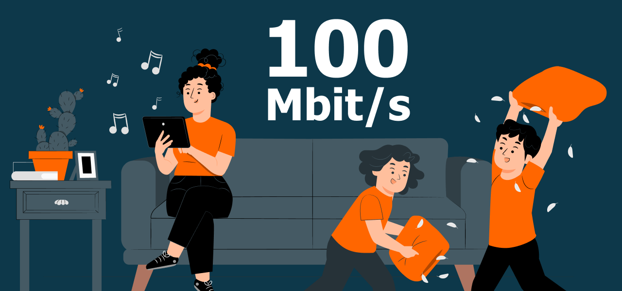 Tarife mit 100 MBit/s