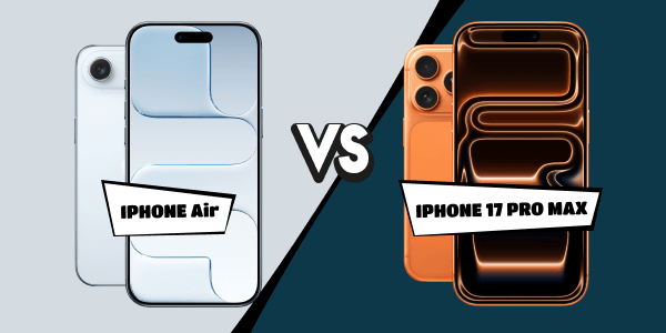 iPhone 17 Pro Max vs. iPhone Air Vergleich
