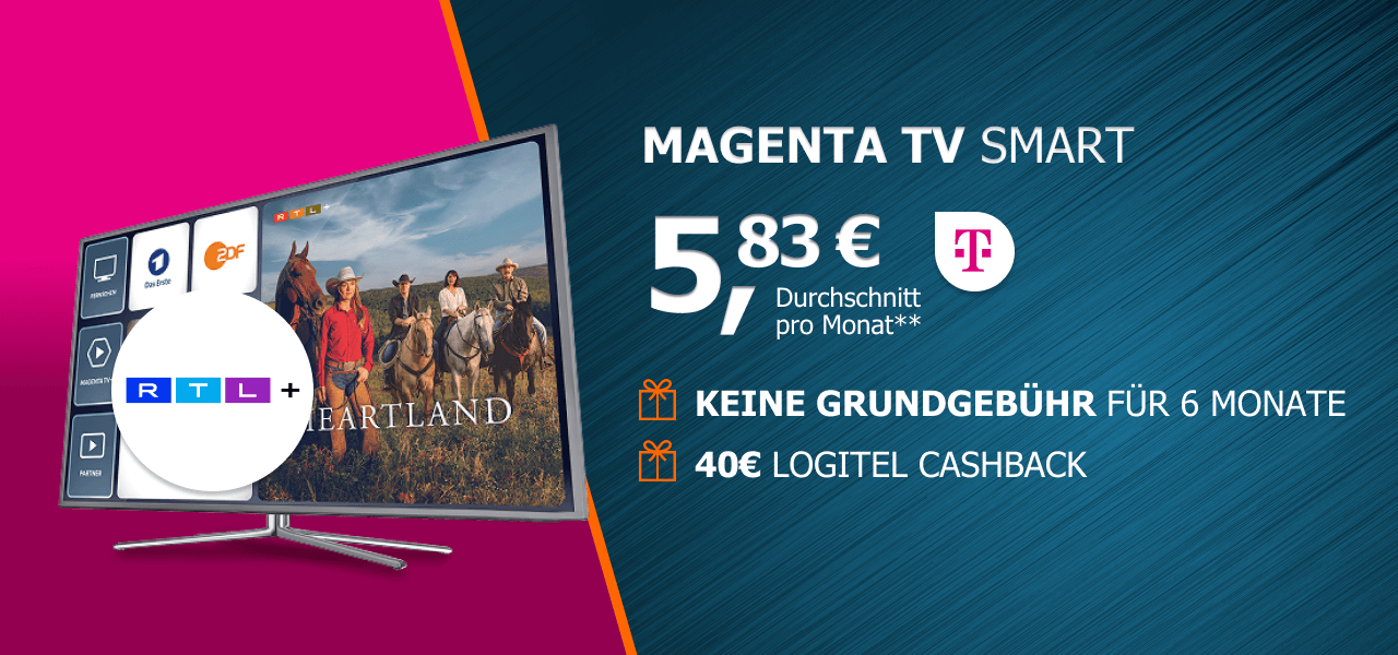 Telekom Magenta TV Smart fr effektiv 5,83 mtl.