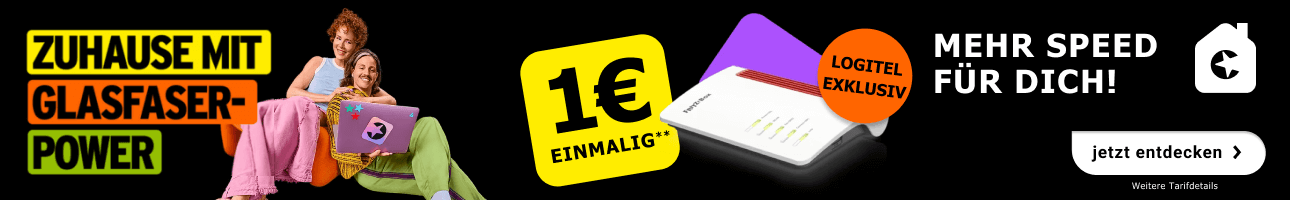 Congstar Zuhause mit Glasfaser-Power, passender Router f�r nur 1� einmalig dazu.