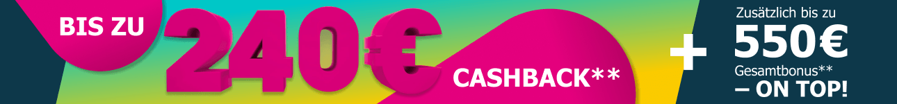 Bis zu 240� Telekom Cashback bei MagentaMobil Classic Tarifen, zus�tzlich bis zu 550� Gesamtbonus dazu - ON TOP!