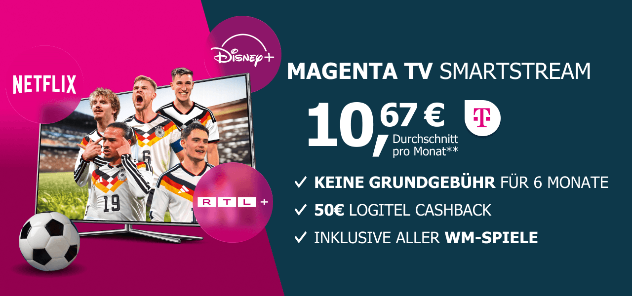 Telekom Magenta TV SmartStream f�r effektiv 10,67� mtl.