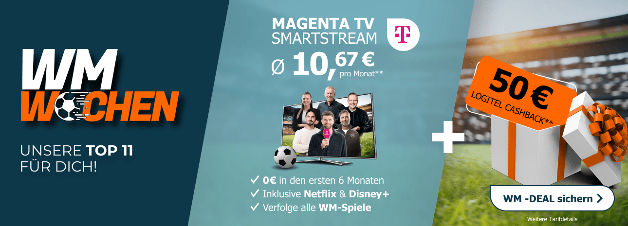 Entdecke jetzt die WM-Wochen bei LogiTel und sichere Dir spannende Angebot.