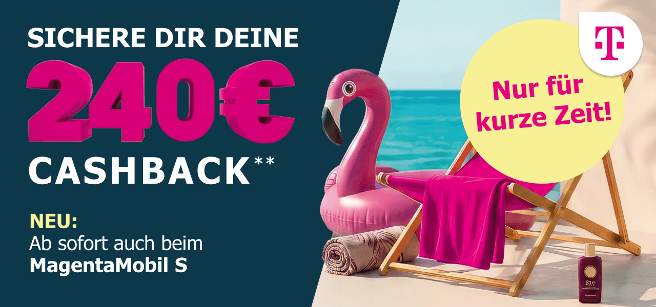 Telekom 240€ Sommer Cashback