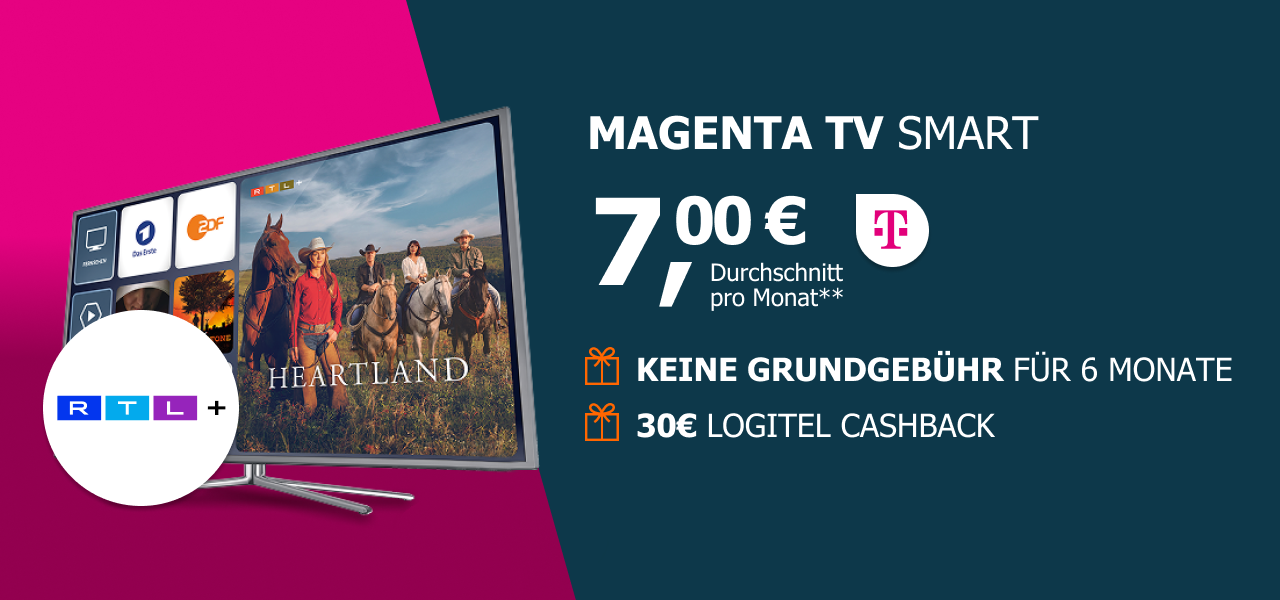 Telekom Magenta TV Smart für effektiv 7,00€ mtl.