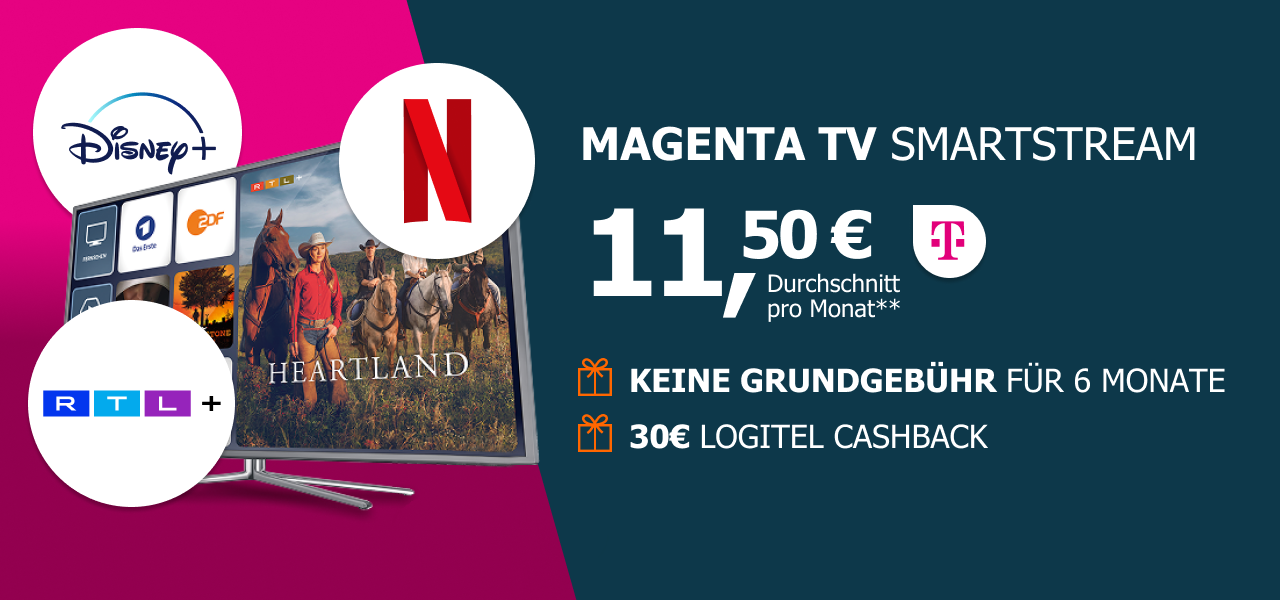 Telekom Magenta TV SmartStream für effektiv 11,50€ mtl.