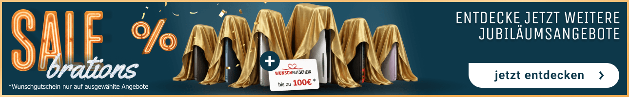 Wir feiern Geburtstag! 27 Jahre LogiTel - SALEbrations Aktion