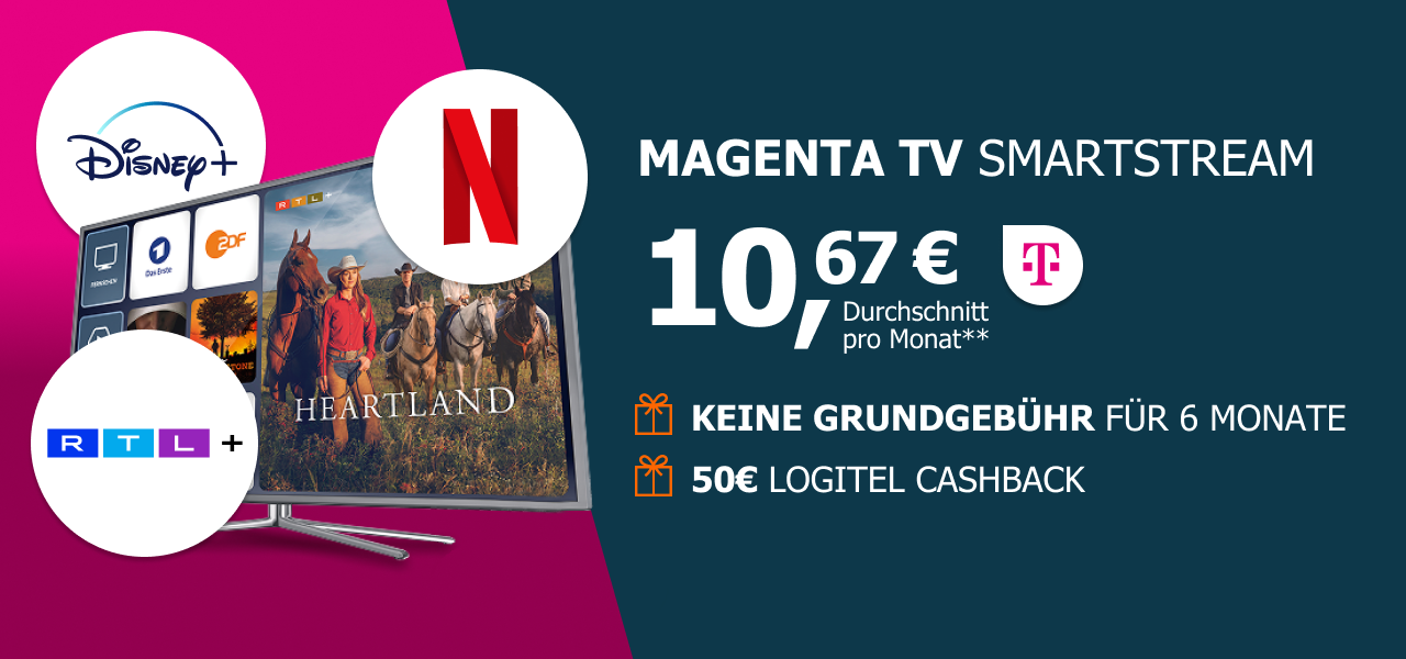 Telekom Magenta TV SmartStream für effektiv 10,67€ mtl.