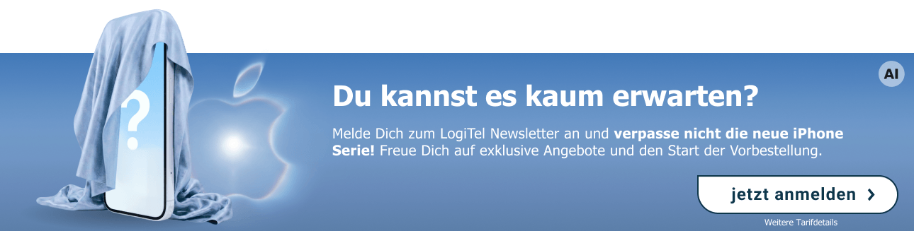 Melde Dich zum LogiTel Newsletter an und verpasse nicht die neue iPhone Serie!. Freue Dich auf exklusive Angebote und den Start der Vorbestellung.  