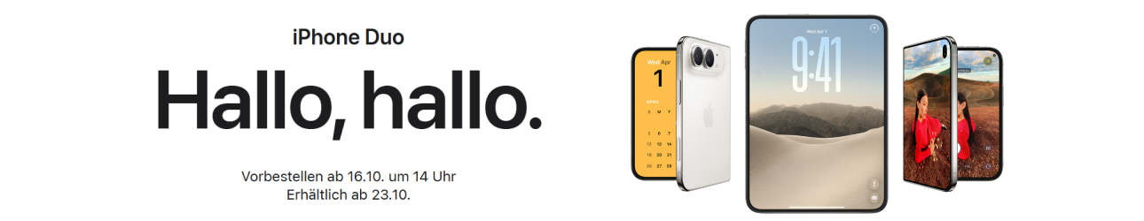 Das neue iPhone Duo