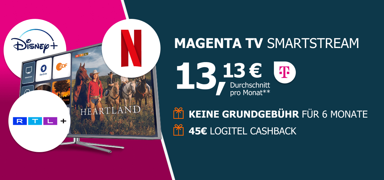 Telekom Magenta TV SmartStream für effektiv 13,13€ mtl.