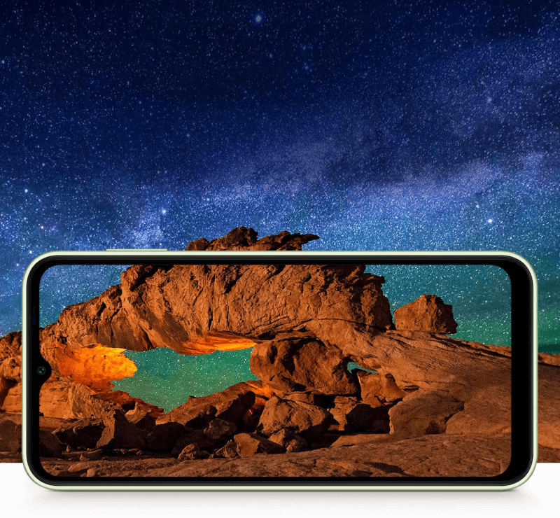 Das Samsung Galaxy A14 ist mit einer 50-MP-Kamera ausgestattet.