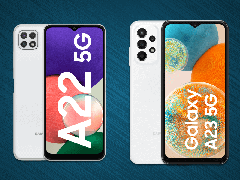 Samsung Galaxy A23 und A22 im Vergleich