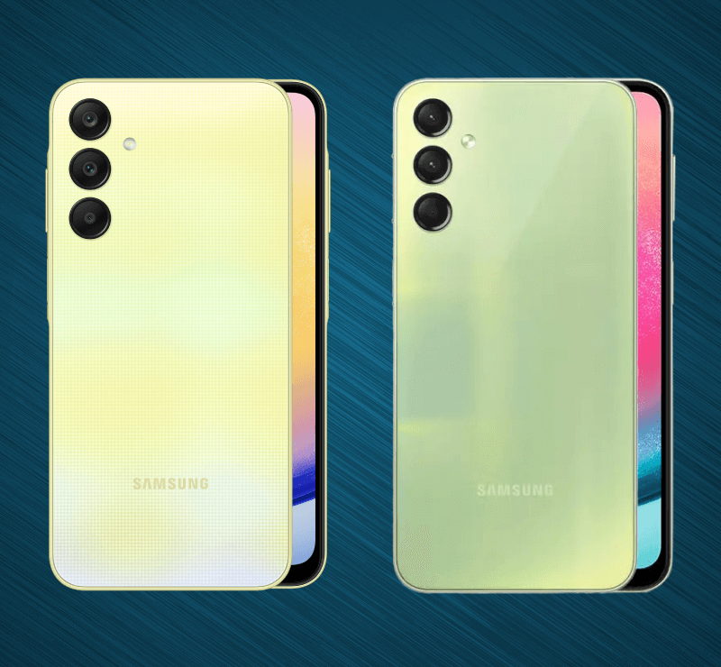 Galaxy A25 und A24 im Vergleich