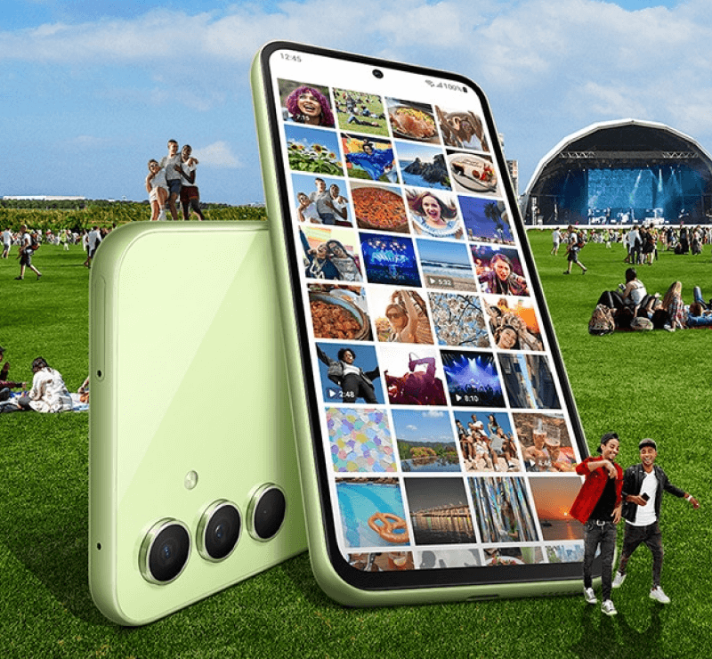 Das Samsung Galaxy A54 verfügt über ein 6,4 Zoll großes AMOLED-Display.