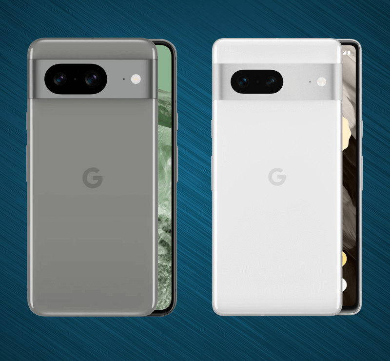 Im Vergleich: Pixel 8 und der Vorgänger Pixel 7.