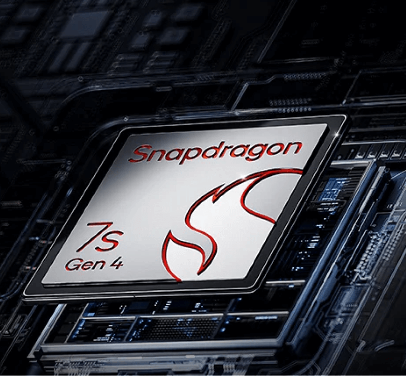 Der Qualcomm-Prozessor Snapdragon 7s Gen 4 des Xiaomi Redmi Note 15 Pro+