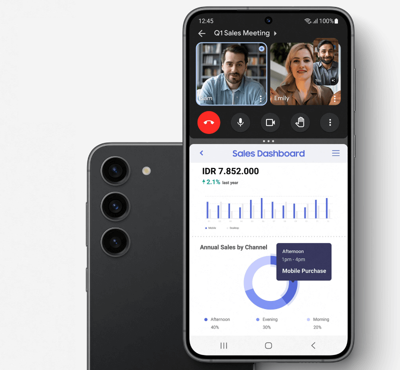 Das Samsung Galaxy S23 Plus ist mit einem großen Speicher von bis zu 512 GB ausgestattet.