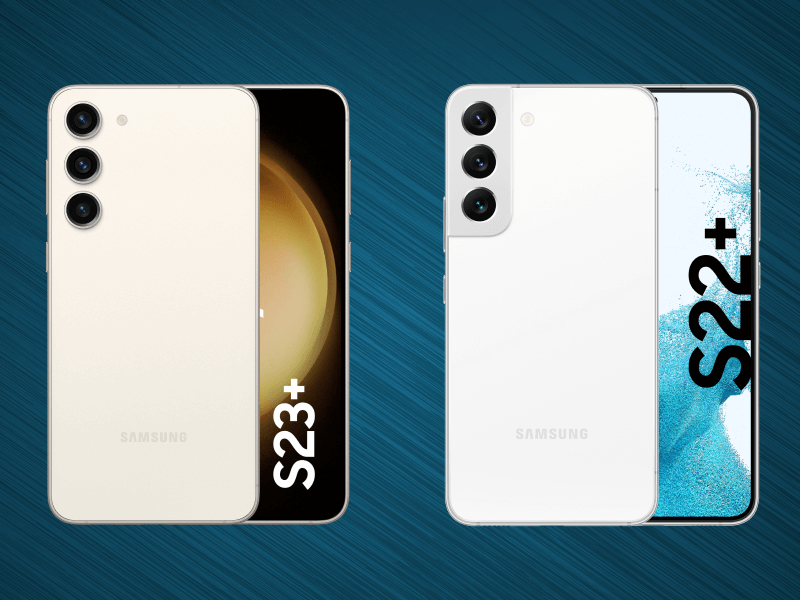 Samsung Galaxy S23 Plus und S22 Plus im Vergleich