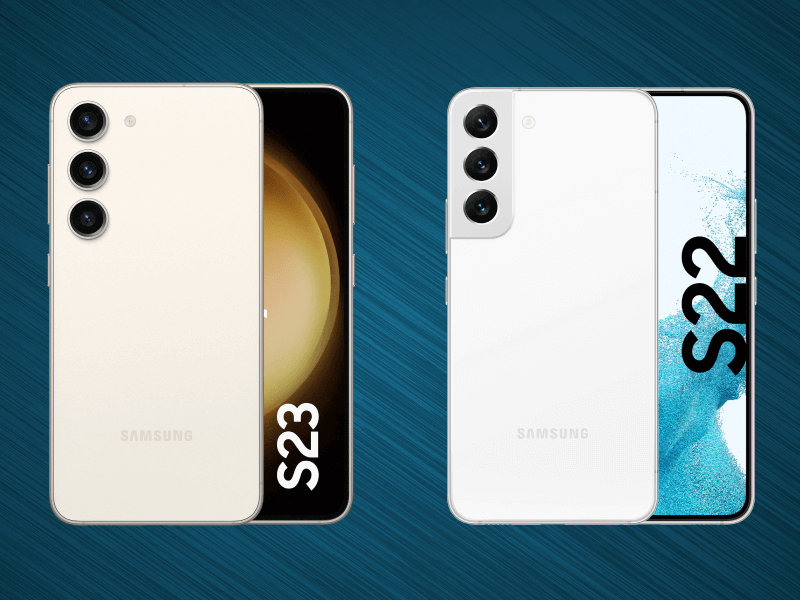 Samsung Galaxy S23 und S22 im Vergleich