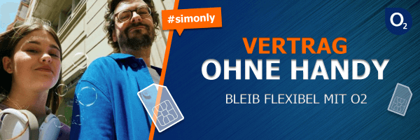 o2 Vertrag ohne Handy