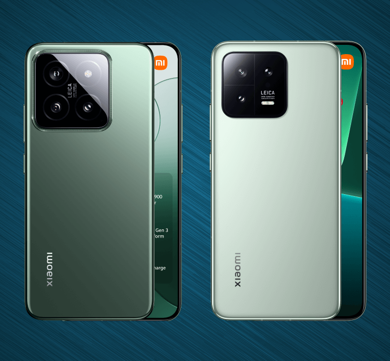 Xiaomi 14 und Xiaomi 13 im Vergleich