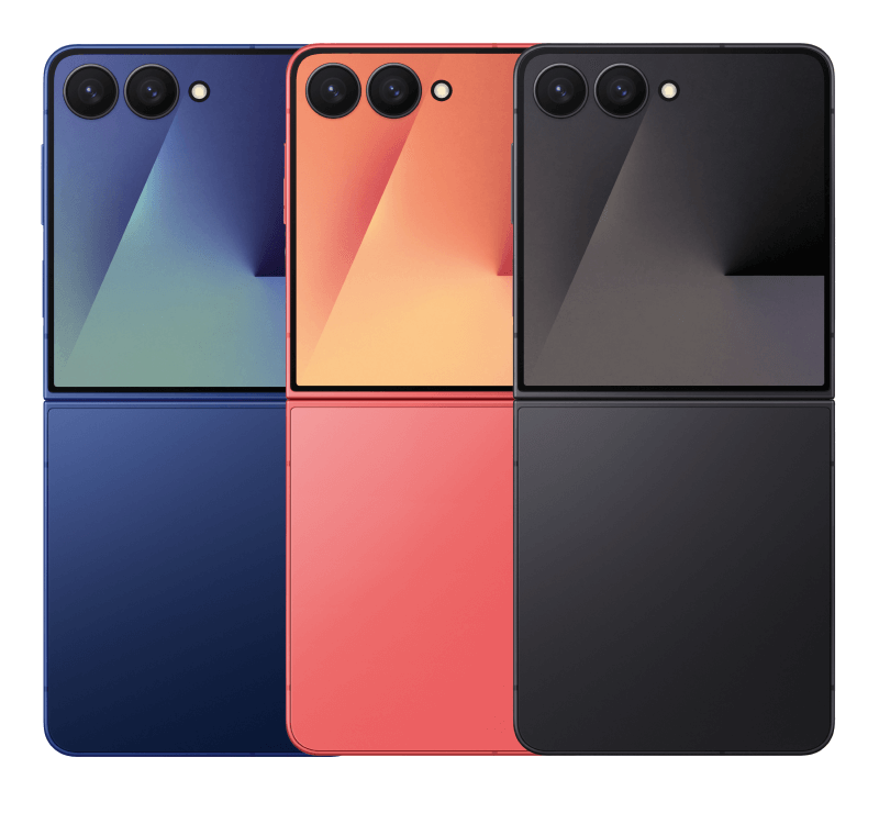 Das in drei Farben erhltliche Galaxy Z Flip7 hat einen Exynos 2500-Prozessor